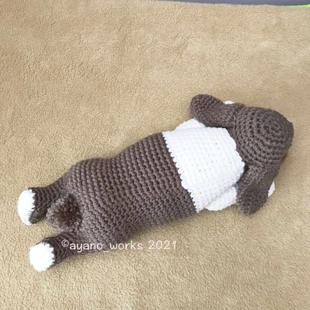 Amigurumi Stretch Out Lop Bunny のびのび垂れ耳うさぎのあみぐるみ