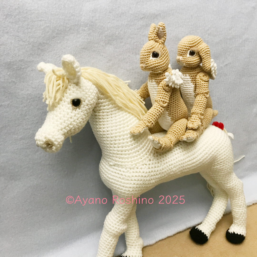 Amigurumi Horse Challenge 2 馬のあみぐるみ試してみた2 | Roshino