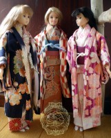 Doll’s Kimono & Haori 1　ドールの着物と長羽織その１