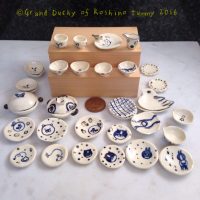 New Pottery Works by Maron Karasuyama-kyusai  烏山久斎マロンの新作陶器